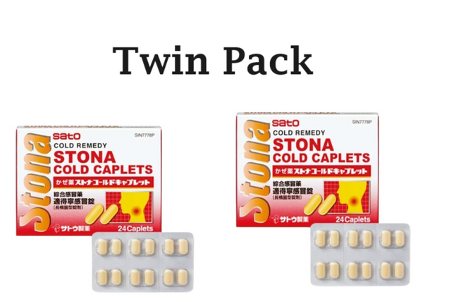 SATO STONA COLD CAPLET 24 CAPSULES - TWIN PACK