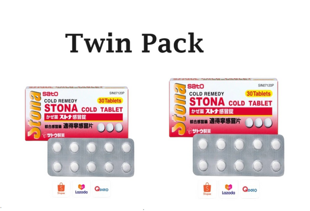 SATO STONA COLD TABLETS 30s - TWIN PACK