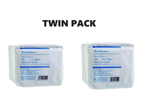 SMITH & NEPHEW S&N GAUZE SWAB 10 X 10 CM X 8 PLY 100S x 2 - Twin Pack