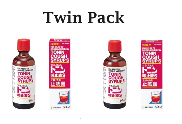 SATO TONIN COUGH SYRUP 60ML - TWIN PACK