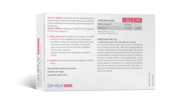 Serelys Meno Capsules 30s