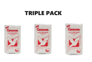 SMITH & NEPHEW S&N CARESSA FACIAL COTTON PADS 160S x 3 - Triple Pack