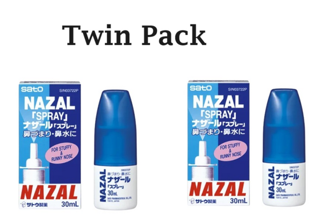 SATO NAZAL SPRAY PUMP 30ML - TWIN PACK