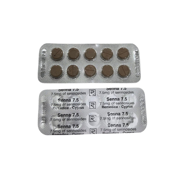 Twin Pack - Remedica Senna for Constipation - Sennosides 7.5 mg - 2 x 100 Tablets