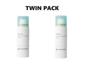 COLOPLAST BRAVA ADHESIVE REMOVER SPRAY - Sting Free - 50ml x 2 - Twin Pack