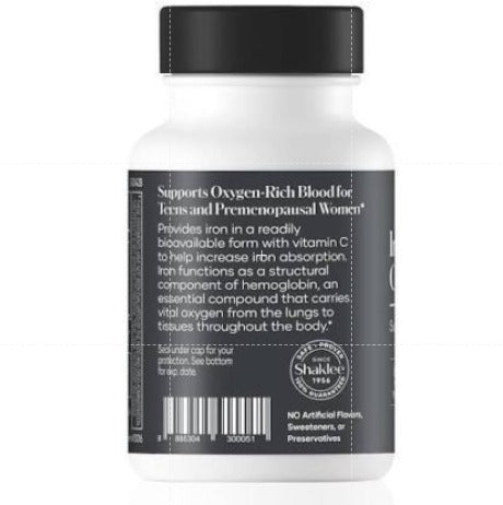 CLEARANCE SALE - Shaklee Iron Plus C Complex 90 Tablets - EXP MARCH 2027