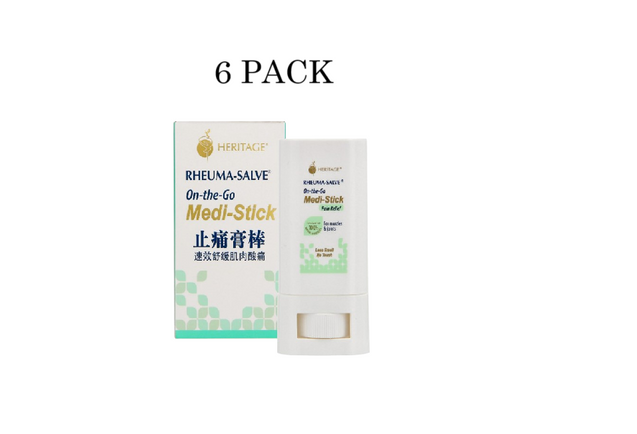 Heritage Rheuma Salve Medistick 15g value pack  x 6