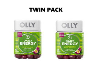 OLLY DAILY ENERGY 60s  x 2 - Twin pack