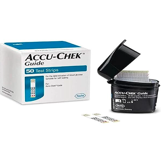 Acc Check Guide Set Accu-Chek Guide Test Strip 50s - Woods Pharmacy