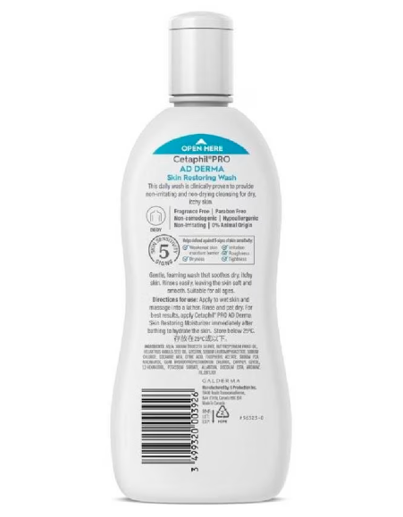 Ad Derma Cetaphil PRO AD Derma Skin Restoring Wash Twin Pack - Woods Pharmacy