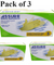 Bundle of 3 - Assure Latex Exam Gloves Powder Free Size S 100 Pcs per Box