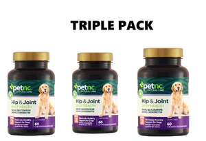 21st Century PetNC Hip & Joint Daily Health Level 2 60 Chewable x 3 - Triple Pack