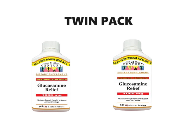 21st Century Glucosamine Relief 240s x 2 - Twin pack