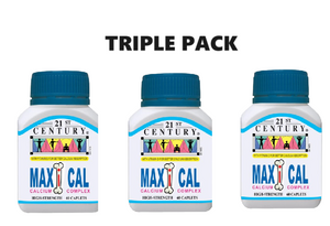 21st Century Maxi Calcium 60 Tablets x 3 - Triple pack