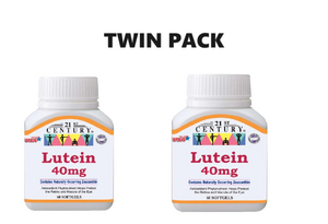 21st Century Lutein 40mg 60 Softgels x 2 - Twin pack