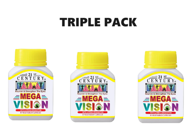 21st Century Mega Vision 30 Capsules x 3 - Triple pack