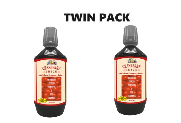 21st Century Cranberry Juice 500ml x 2 - Twin pack