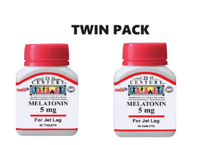 21st Century Melatonin 5mg 60 Tablets x 2 - Twin pack
