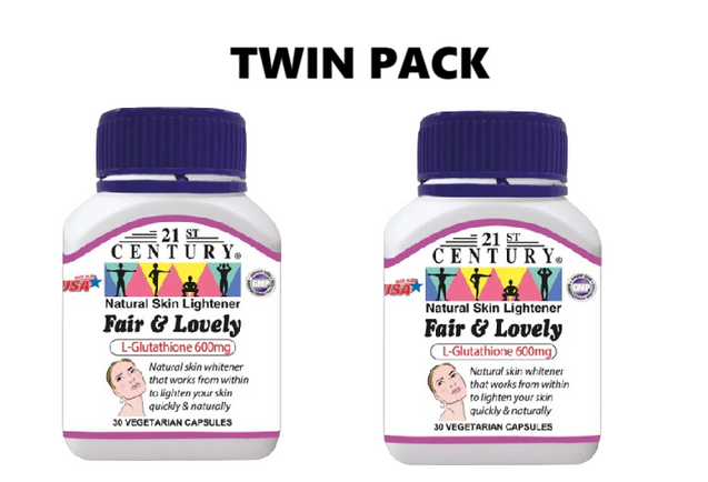 21st Century Fair & Lovely 30 Vegetarian Capsules x 2 - Twin pack