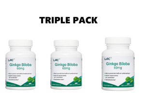 21st Century Ginkgo Biloba 500 mg 60 Tablets x 3 - Triple pack