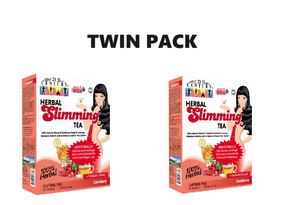 21st Century Herbal Slimming Tea - Cranberry with Garcinia Cambogia & Gymnema Sylvestre 48s x 2 - Twin Pack