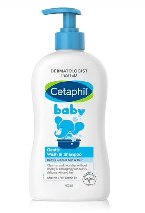 Cetaphil Baby Gentle Wash & Shampoo 400ml x 2