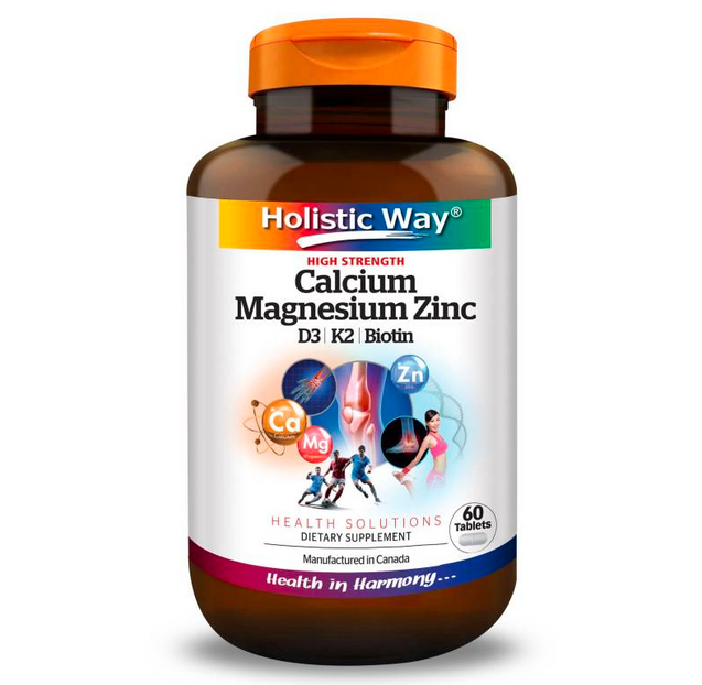Holistic Way Calcium Magnesium Zinc(60 Tablets)