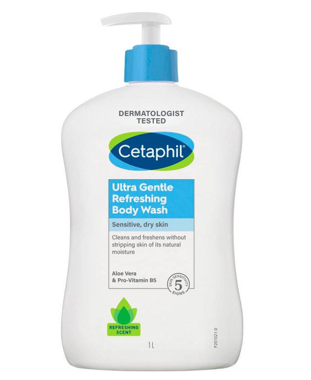 Cetaphil Ultra Gentle Body Wash (Refreshing) 1000ml