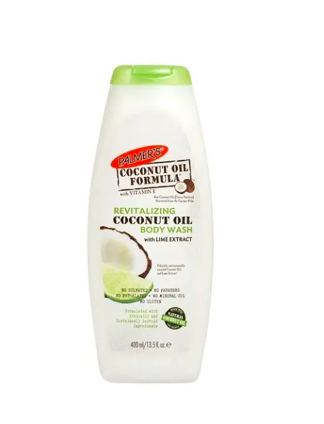 Palmer’s Revitalizing Coconut Oil Body Wash With Lime Extract (400ml)X2 WITH FREE SAMPLE