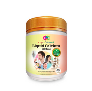 JR Life Sciences Liquid Calcium 1500mg (180 Softgels) EXPIRY-06/2026