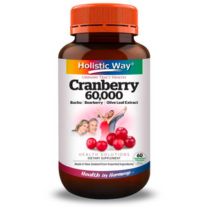 Holistic Way Cranberry 60,000 (60 Vegetarian Capsules) EXPIRY-05/2026