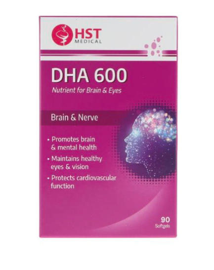 HST DHA 600(90 Soft-gels)X2