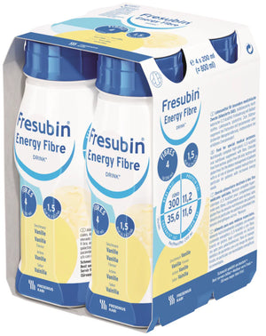 FRESUBIN ENERGY FIBRE VANILLA 200ML 4s