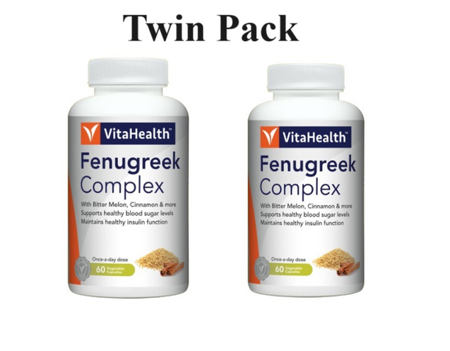 VitaHealth Fenugreek Complex 60's x 2 -Twin Pack Promo