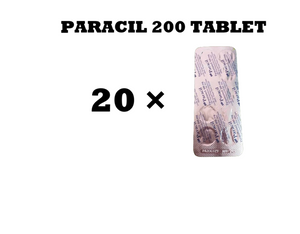 Paracil Tablets - Paracetamol 500mg 200 Tablets