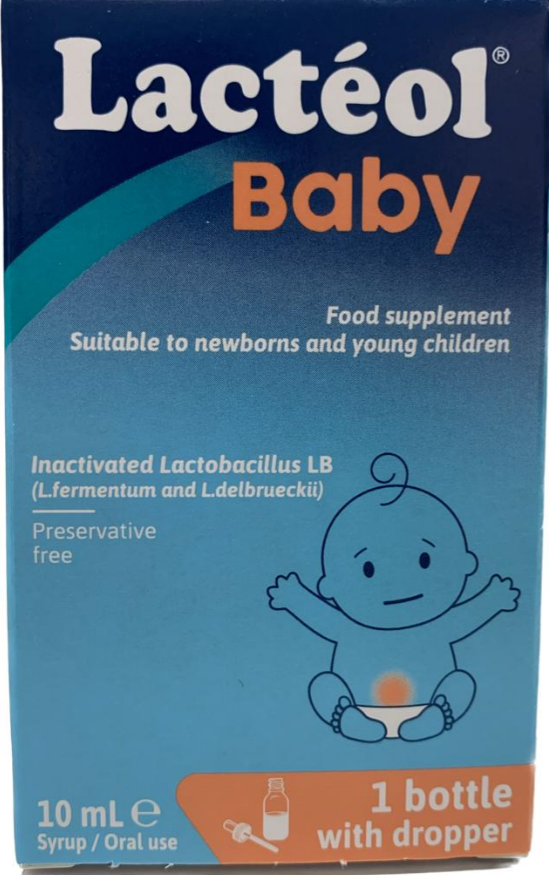 Lacteol baby probiotic drops 10ml