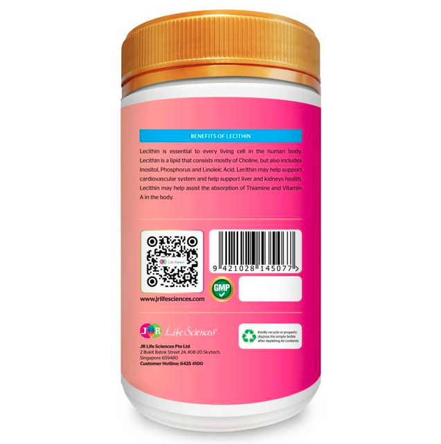 JR Life Sciences Lecithin 1200mg (300 Softgels)