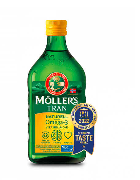 Mollers Cod Liver Oil Omega-3 Supplements Natural 250ml