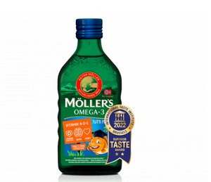 Mollers Cod Liver Oil Omega-3 Supplements Tutti Frutti 250ml