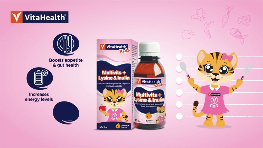 VitaHealth Kids Multivits + Lysine & Inulin - Woods Pharmacy