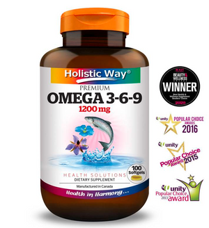Holistic Way Omega 3-6-9 1200mg (100 Softgels) EXPIRY-06/2026