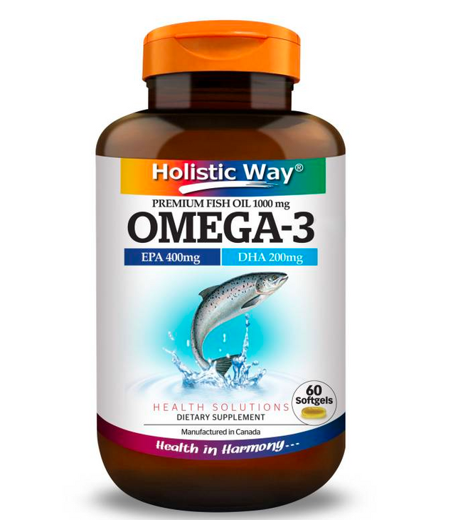 Holistic Way Omega-3 1000mg (60 Softgels)