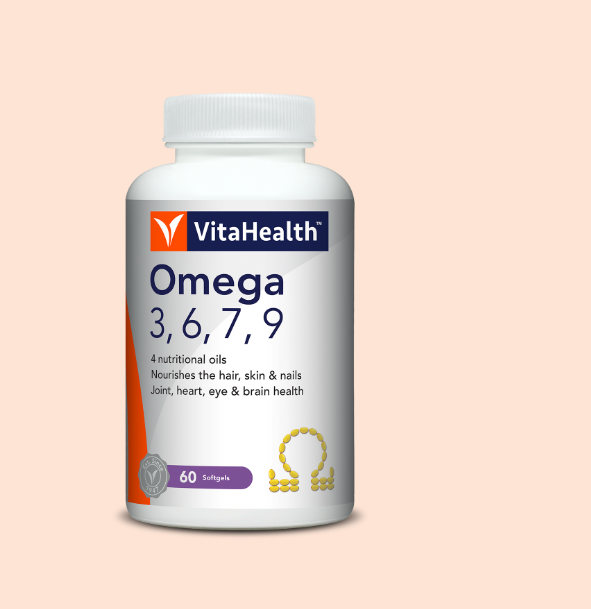 VitaHealth Omega 3,6,7,9(60x2 Softgels) Woods Pharmacy
