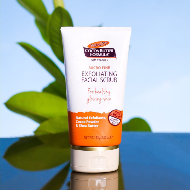 PALMER’S COCOA BUTTER EXFOLIATING FACIAL SCRUB 150G with FREE PALMERS SAMPLES