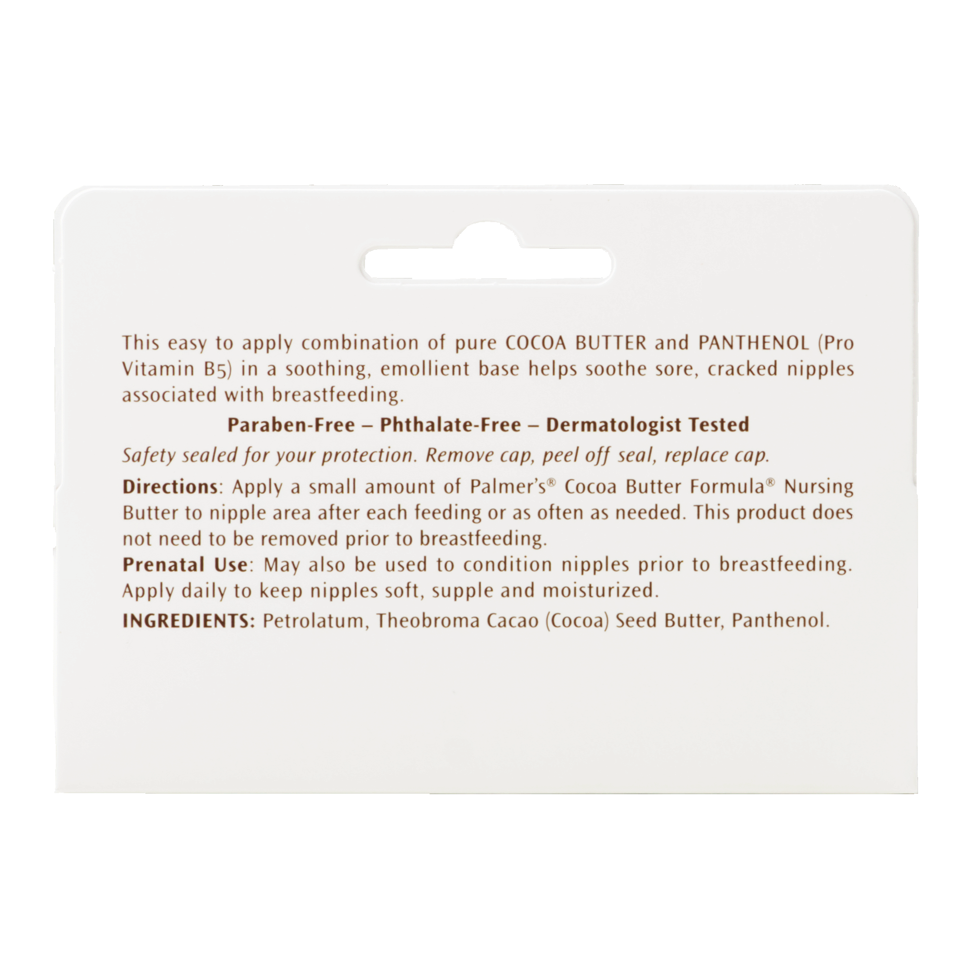 Palmers nursing best sale butter safe