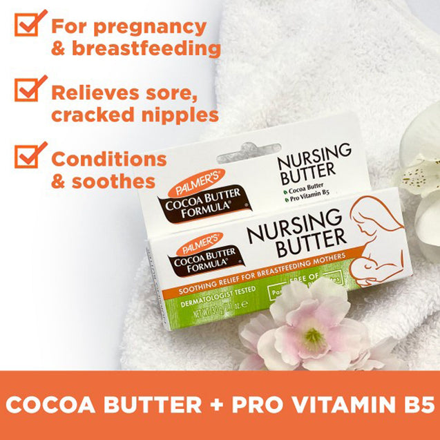 PALMER’S COCOA BUTTER NURSING BUTTER 30G with FREE PALMER'S SAMPLES