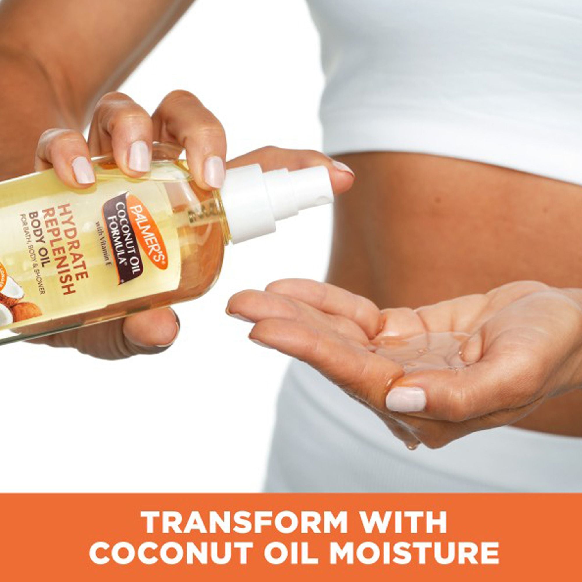 palmer's coconut oil formula hydrate replenish body oil 150ml PALMER'S COCONUT OIL BODY OIL 150ML with FREE PALMER'S SAMPLES