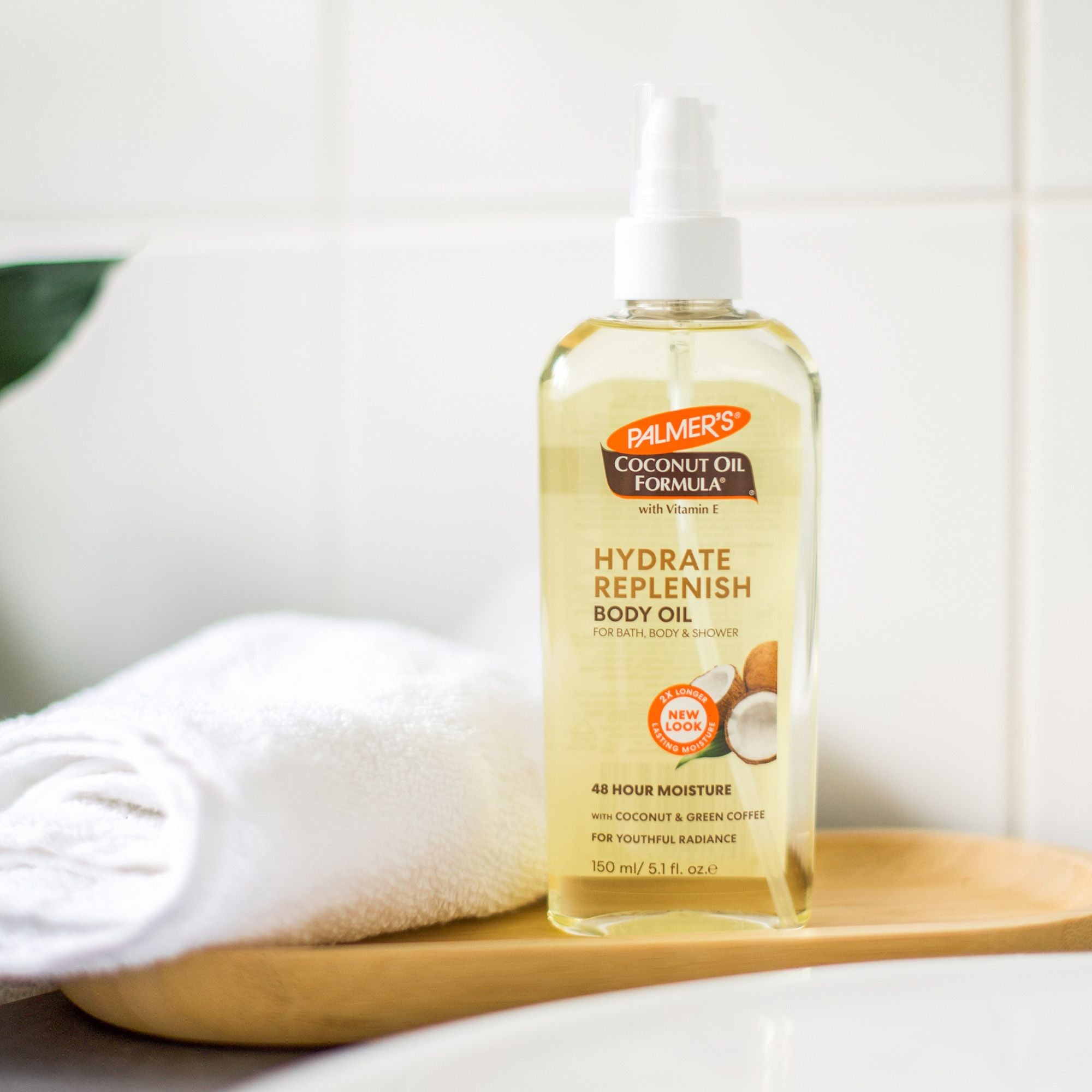 palmer's coconut oil hydrate replenish PALMER'S COCONUT OIL BODY OIL 150ML with FREE PALMER'S SAMPLES