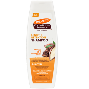 Palmer’s Cocoa Butter (With Biotin) Length Retention Shampoo 400ml with FREE PALMER'S SAMPLES