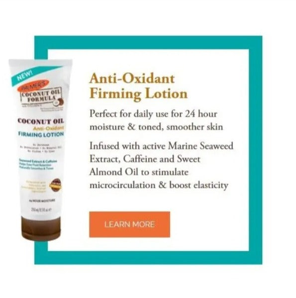 palmer's coconut oil firming body lotion Palmer's Coconut Oil Anti-Oxidant Firming Lotion (250ml) with FREE PAL